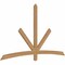 Ekena Millwork Alberta Smooth Timber Gable Bracket, Western Red Cedar, 84"W x 49"H x 1 1/2"D x 3 1/2"F, 14/12 Pitch GBW084X49X0204ALB00SWR - alternate 4